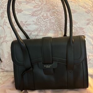Radley London beautiful Black Leather Handbag